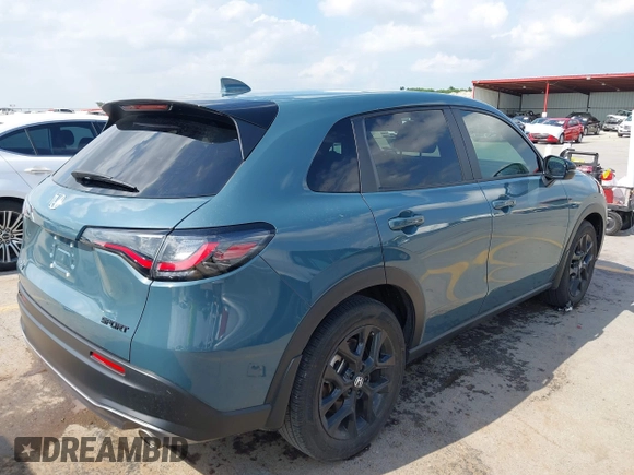 2024 Honda HR-V Sport with VIN 3CZRZ1H5XRM751386, listed as a IAAI auction lot 42397520 with 13,049 mi miles and . Bid and sale history available at DreamBid. Image 4.