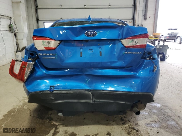 2020 Subaru Impreza Premium with VIN 4S3GKAV6XL3601771, listed as a Copart auction lot 53673665 with 72,871 mi miles and Salvage Title. Bid and sale history available at carsss.com. Image 6.