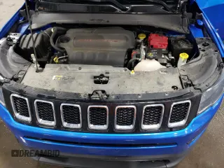 2021 Jeep Compass Altitude with VIN 3C4NJCBB3MT580971, listed as a Copart auction lot 73720904 with 77,316 mi miles and Salvage Title. Bid and sale history available at carsss.com. Image 14.
