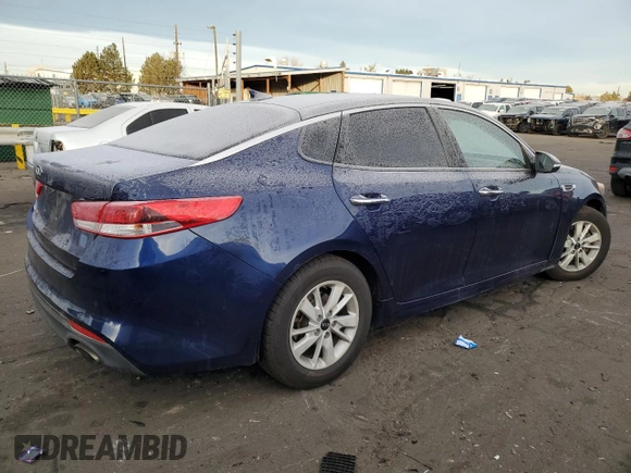 2018 Kia Optima LX with VIN 5XXGT4L34JG226240, listed as a Copart auction lot 85562164 with 118,278 mi miles and Non Repairable. Bid and sale history available at carsss.com. Image 3.