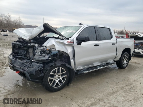 2020 Chevrolet Silverado 1500 LT Trail Boss with VIN 1GCPYFED4LZ141918, listed as a Copart auction lot 46819885 with 86,694 mi miles and Salvage Title. Bid and sale history available at carsss.com. Image 1.