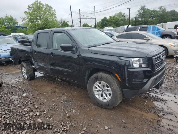 2024 Nissan Frontier SV with VIN 1N6ED1EJ0RN667374, listed as a Copart auction lot 58184865 with 9,546 mi miles and Clean title. Bid and sale history available at DreamBid. Image 4.