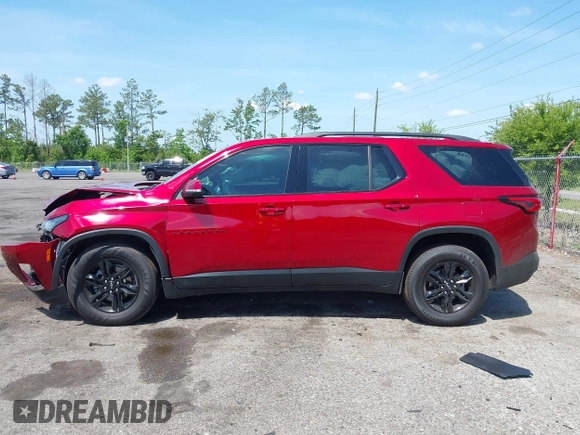 2022 Chevrolet Traverse LT Cloth with VIN 1GNERGKW7NJ154137, listed as a IAAI auction lot 42181210 with 30,650 mi miles and . Bid and sale history available at DreamBid. Image 14.