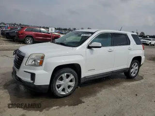 2017 GMC Terrain SLE with VIN 2GKALMEK4H6305053, listed as a Copart auction lot 52783395 with 123,336 mi miles and Salvage Title. Bid and sale history available at carsss.com. Image 1.