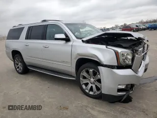 2017 GMC Yukon XL Denali with VIN 1GKS2HKJ8HR222286, listed as a Copart auction lot 46079885 with 84,243 mi miles and Salvage Title. Bid and sale history available at carsss.com. Image 4.