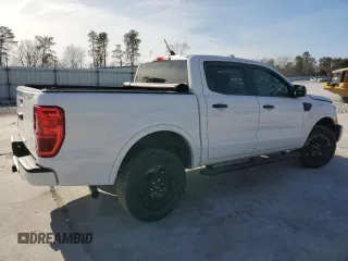 2021 Ford Ranger XL with VIN 1FTER4EHXMLD64674, listed as a Copart auction lot 88635385 with 42,582 mi miles and Salvage Title. Bid and sale history available at DreamBid. Image 3.