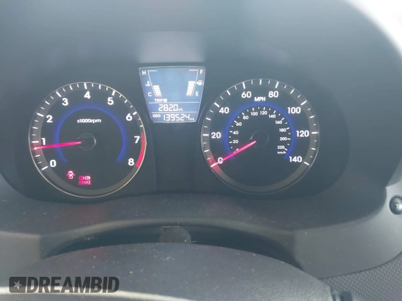 2012 Hyundai Accent GLS with VIN KMHCT4AE2CU042023, listed as a IAAI auction lot 42834849 with 139,524 mi miles and . Bid and sale history available at DreamBid. Image 7.