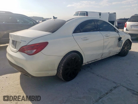 2018 Mercedes-Benz CLA 250 with VIN WDDSJ4GB4JN502413, listed as a Copart auction lot 56572235 with 85,023 mi miles and Clean title. Bid and sale history available at DreamBid. Image 3.