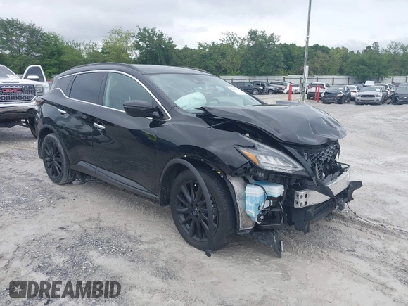 2023 Nissan Murano SV with VIN 5N1AZ2BJ3PC136963, listed as a IAAI auction lot 42386715 with 30,619 mi miles and . Bid and sale history available at DreamBid. Image 1.