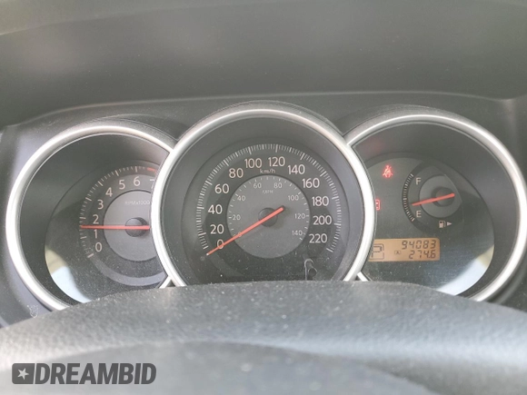 2009 Nissan Versa S with VIN 3N1BC13E19L387576, listed as a Copart auction lot 49624155 with 94,083 mi miles and Salvage Title. Bid and sale history available at DreamBid. Image 9.