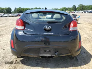 2012 Hyundai Veloster w/Black Int with VIN KMHTC6AD6CU080650, listed as a Copart auction lot 57844255 with Not provided miles and Salvage title. Bid and sale history available at DreamBid. Image 6.