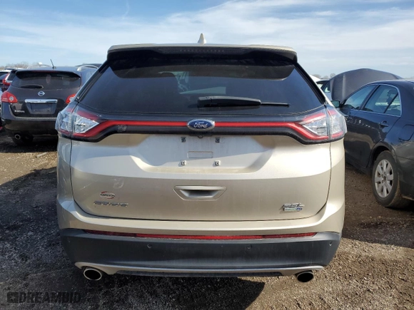 2017 Ford Edge SEL with VIN 2FMPK4J99HBB54323, listed as a Copart auction lot 48169605 with 70,365 mi miles and Salvage Title. Bid and sale history available at carsss.com. Image 6.