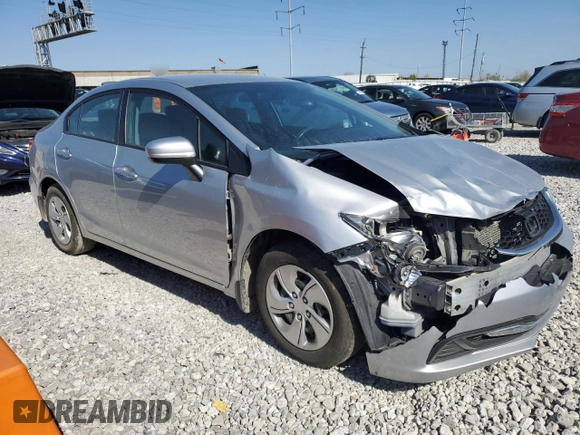 2014 Honda Civic LX z VIN 19XFB2F57EE063758, wystawiony jako Copart lot #53477495 z przebiegiem 92 030 mil mil oraz Szkoda całkowita • Salvage title. Historia ofert i sprzedaży dostępna na DreamBid. Obrazek 4.