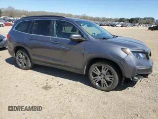 2021 Honda Pilot Special Edition with VIN 5FNYF5H20MB036539, listed as a Copart auction lot 47749615 with 55,967 mi miles and Salvage Title. Bid and sale history available at DreamBid. Image 4.