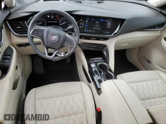 2023 Buick Envision Avenir with VIN LRBFZSR40PD223951, listed as a Copart auction lot 53272795 with 6,842 mi miles and Salvage Title. Bid and sale history available at carsss.com. Image 8.
