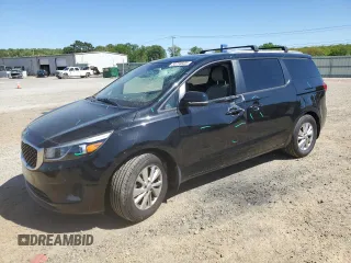 2017 Kia Sedona LX with VIN KNDMB5C16H6319926, listed as a Copart auction lot 53259925 with 107,398 mi miles and Salvage Title. Bid and sale history available at DreamBid. Image 1.