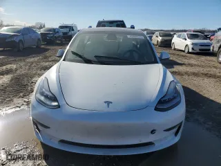 2021 Tesla Model 3 Long Range with VIN 5YJ3E1EB4MF849456, listed as a Copart auction lot 45899225 with 0 mi miles and Salvage Title. Bid and sale history available at carsss.com. Image 5.
