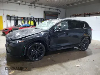 2022 Mazda CX-5 2.5 Turbo with VIN JM3KFBAY8N0648384, listed as a Copart auction lot 79225814 with 21,313 mi miles and Salvage Title. Bid and sale history available at carsss.com. Image 1.
