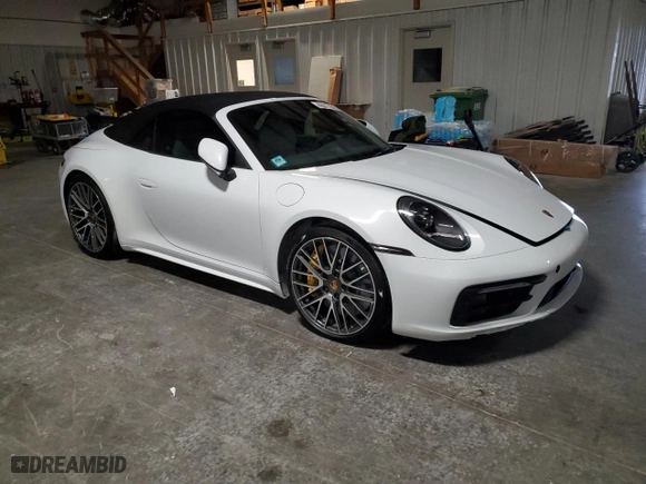 2021 Porsche 911 Carrera with VIN WP0CA2A92MS239675, listed as a Copart auction lot 43077845 with 0 miles and Salvage Title. Bid and sale history available at carsss.com. Image 4.