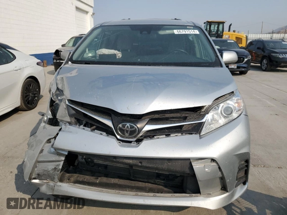 2019 Toyota Sienna LE with VIN 5TDJZ3DC4KS216224, listed as a Copart auction lot 66791514 with 90,306 mi miles and Salvage Title. Bid and sale history available at carsss.com. Image 5.