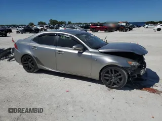 2015 Lexus IS 250 with VIN JTHBF1D23F5056016, listed as a Copart auction lot 49235985 with 192,290 mi miles and Salvage title. Bid and sale history available at DreamBid. Image 4.