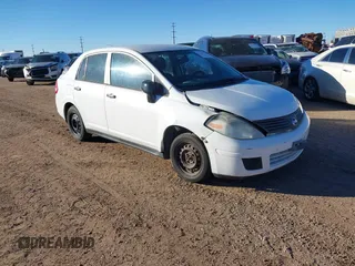 2010 Nissan Versa 1.6 with VIN 3N1CC1AP6AL385612, listed as a IAAI auction lot 41392745 with 195,521 mi miles. Bid and sale history available at carsss.com. Image 1.