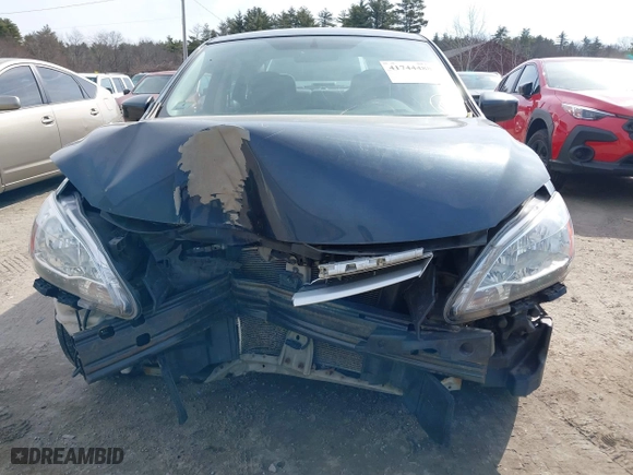 2013 Nissan Sentra SR with VIN 3N1AB7AP6DL622116, listed as a IAAI auction lot 41744488 with 97,931 mi miles. Bid and sale history available at carsss.com. Image 6.