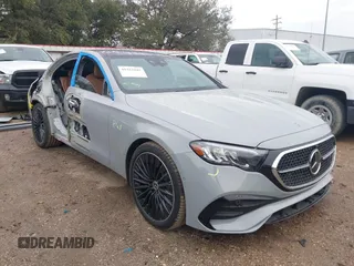 2024 Mercedes-Benz E 350 with VIN W1KLF4HB4RA036862, listed as a IAAI auction lot 41322045 with 3,168 mi miles and . Bid and sale history available at DreamBid. Image 1.