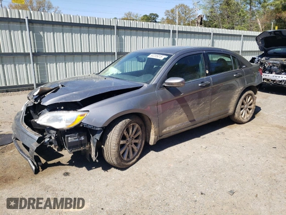 2013 Chrysler 200 Touring with VIN 1C3CCBBB5DN539306, listed as a Copart auction lot 50205015 with 162,853 mi miles and Salvage Title. Bid and sale history available at carsss.com. Image 1.