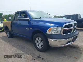 2018 Ram 1500 Express z VIN 1C6RR7FT5JS203633, wystawiony jako IAAI lot #42345288 z przebiegiem Nie podano mil oraz . Historia ofert i sprzedaży dostępna na DreamBid. Obrazek 1.
