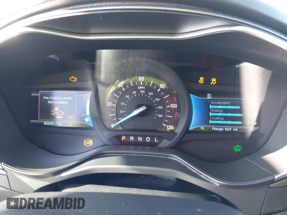 2020 Ford Fusion SE with VIN 3FA6P0LU4LR219672, listed as a IAAI auction lot 42331193 with 60,500 mi miles and . Bid and sale history available at DreamBid. Image 7.