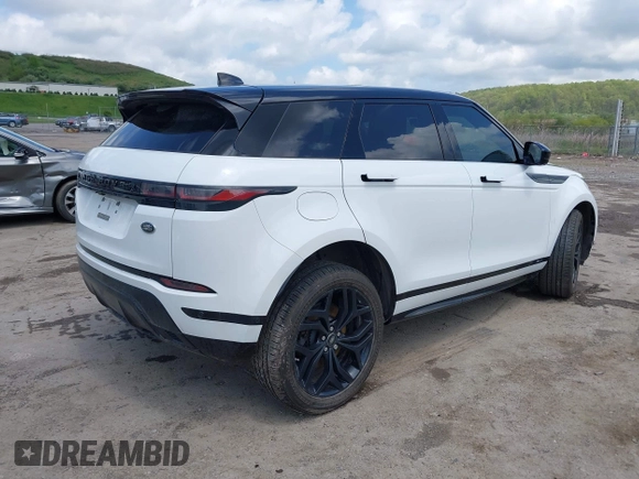 2021 Land Rover Range Rover Evoque R-Dynamic SE z VIN SALZL2FX8MH123737, wystawiony jako IAAI lot #42148598 z przebiegiem 22 331 mil mil oraz . Historia ofert i sprzedaży dostępna na DreamBid. Obrazek 4.