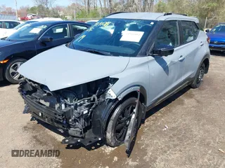 2021 Nissan Kicks SR with VIN 3N1CP5DV2ML515007, listed as a IAAI auction lot 41910801 with 53,649 mi miles and . Bid and sale history available at DreamBid. Image 6.