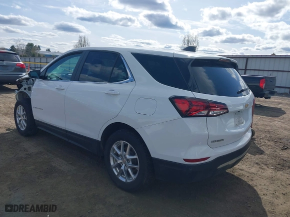 2023 Chevrolet Equinox LT with VIN 3GNAXTEG1PS203321, listed as a IAAI auction lot 41917441 with 60,022 mi miles. Bid and sale history available at carsss.com. Image 3.