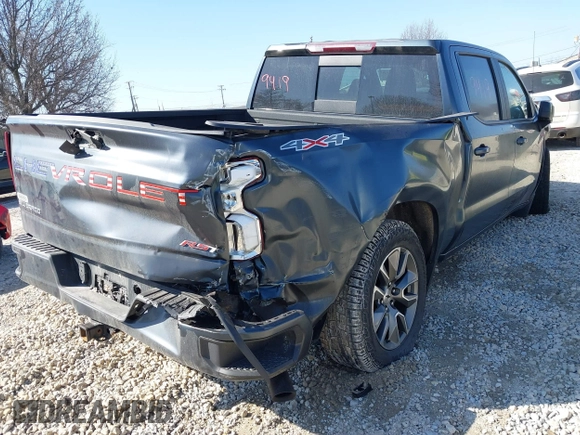 2021 Chevrolet Silverado 1500 RST with VIN 1GCUYEED3MZ206482, listed as a IAAI auction lot 41779419 with 74,171 mi miles and . Bid and sale history available at DreamBid. Image 4.