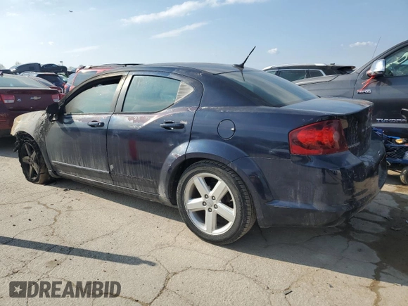 2013 Dodge Avenger SE with VIN 1C3CDZAB5DN642992, listed as a Copart auction lot 44117754 with Not Provided miles and Salvage Title. Bid and sale history available at DreamBid. Image 2.