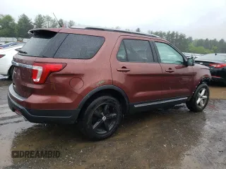 2018 Ford Explorer XLT with VIN 1FM5K7D80JGA52502, listed as a Copart auction lot 58669335 with 112,658 mi miles and Salvage title. Bid and sale history available at DreamBid. Image 3.