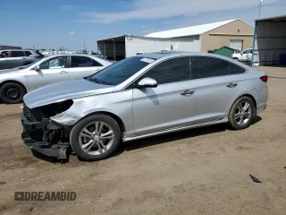 2018 Hyundai Sonata SEL Plus z VIN 5NPE34AFXJH696667, wystawiony jako Copart lot #55178235 z przebiegiem 76 164 mil mil oraz Szkoda całkowita • Salvage title. Historia ofert i sprzedaży dostępna na DreamBid. Obrazek 1.