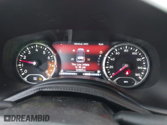 2017 Jeep Renegade Altitude with VIN ZACCJABB4HPF69471, listed as a IAAI auction lot 42108920 with 94,320 mi miles and . Bid and sale history available at DreamBid. Image 7.