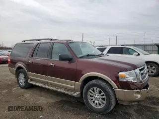 2011 Ford Expedition Max XLT with VIN 1FMJK1J51BEF07148, listed as a Copart auction lot 49863435 with 178,311 mi miles and Salvage title. Bid and sale history available at DreamBid. Image 4.