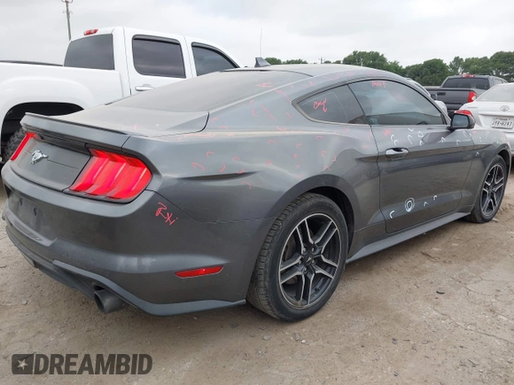 2021 Ford Mustang EcoBoost with VIN 1FA6P8TH0M5115864, listed as a IAAI auction lot 42287791 with 94,842 mi miles and . Bid and sale history available at DreamBid. Image 4.