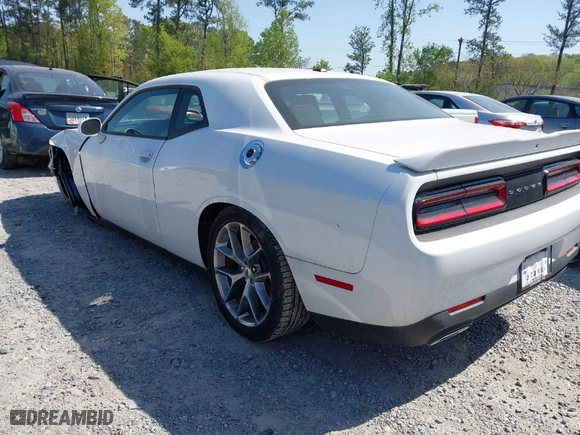 2022 Dodge Challenger GT with VIN 2C3CDZJG9NH237465, listed as a IAAI auction lot 41875849 with 24,705 mi miles. Bid and sale history available at carsss.com. Image 3.