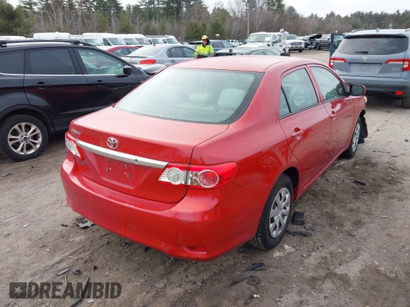2013 Toyota Corolla L with VIN 2T1BU4EE0DC964375, listed as a IAAI auction lot 41656985 with 131,171 mi miles. Bid and sale history available at carsss.com. Image 4.