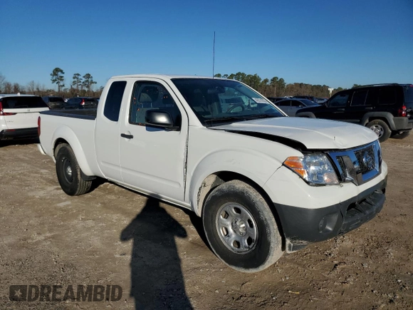 2021 Nissan Frontier S with VIN 1N6ED0CE8MN717981, listed as a Copart auction lot 43574225 with 53,411 mi miles and Salvage title. Bid and sale history available at DreamBid. Image 4.