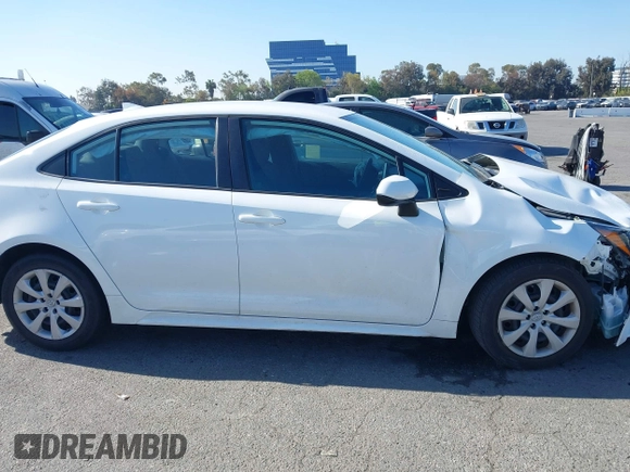 2020 Toyota Corolla LE with VIN 5YFEPRAE4LP012856, listed as a IAAI auction lot 42001953 with Not Provided miles and . Bid and sale history available at DreamBid. Image 12.