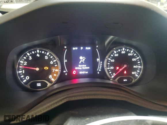 2017 Jeep Renegade Sport with VIN ZACCJBAB9HPF67335, listed as a Copart auction lot 57767265 with 95,431 mi miles and Salvage title. Bid and sale history available at DreamBid. Image 9.