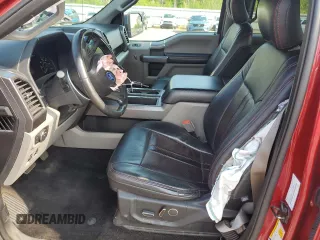2018 Ford F-150 XL with VIN 1FTEW1EG6JFA90964, listed as a Copart auction lot 59808695 with 144,626 mi miles and Salvage title. Bid and sale history available at DreamBid. Image 7.