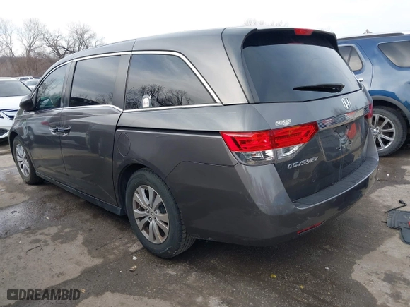 2015 Honda Odyssey EX with VIN 5FNRL5H44FB116511, listed as a IAAI auction lot 41843349 with 174,051 mi miles. Bid and sale history available at carsss.com. Image 3.