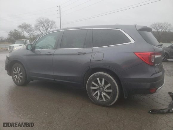 2021 Honda Pilot EX-L with VIN 5FNYF5H58MB024424, listed as a Copart auction lot 45137875 with 95,018 mi miles and Salvage Title. Bid and sale history available at carsss.com. Image 2.