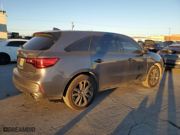 2020 Acura MDX w/Technology/A-Spec Pkg with VIN 5J8YD4H04LL024194, listed as a Copart auction lot 82343994 with 67,856 mi miles and Salvage Title. Bid and sale history available at carsss.com. Image 3.